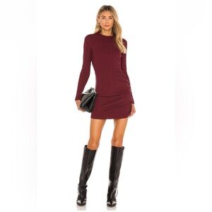 Lovers and Friends | REVOLVE | Freja Mini Sweater Burgundy Dress Size Small